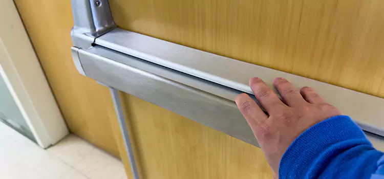 Installing a Push Bar on a Door OFallon